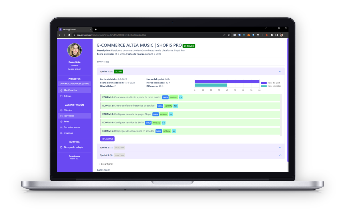 Scrumiz: Gestión de proyectos a un nivel extraordinario Scrumiz: Gestión de proyectos a un nivel extraordinario